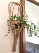 Load image into Gallery viewer, Large Vintage Bohemian Rattan Wicker Basket with Handles