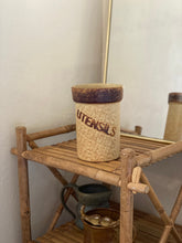 Load image into Gallery viewer, Tall Vintage Ceramic Utensil Retro Jar Vessel - Studio Pottery Stoneware