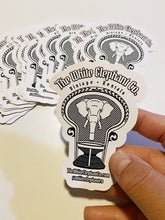Load image into Gallery viewer, White Elephant Co. Logo Die Cut Stickers