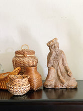 Load image into Gallery viewer, Vintage Thinking Man in Hat Plaster Sculpture