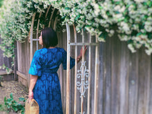 Load image into Gallery viewer, Large Bamboo Wood Half Moon Tote Bag