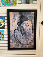 Load image into Gallery viewer, Large 'Blue Nude' Picasso Print with Black Wood Frame