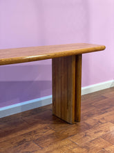 Load image into Gallery viewer, Vintage Oak Wood Bench / Console Table