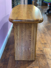 Load image into Gallery viewer, Vintage Oak Wood Bench / Console Table