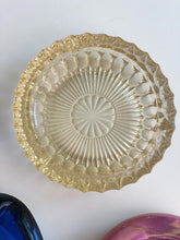 Load image into Gallery viewer, Vintage Pressed Carnival Glass Round Candy Dish / Catch All Tray / Ashtray