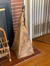 Load image into Gallery viewer, Unique Handmade Native American Teepee Tent of Corn Husk / Wooden Sticks