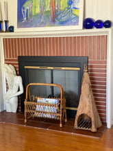 Load image into Gallery viewer, Unique Handmade Native American Teepee Tent of Corn Husk / Wooden Sticks