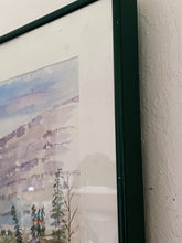 Load image into Gallery viewer, Vintage Mountain Landscape Signed Original Art