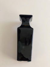 Load image into Gallery viewer, Tall Squared Black Ceramic Vase by Haeger Pottery
