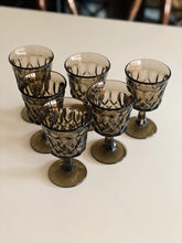 Load image into Gallery viewer, Vintage Glass Goblet Set