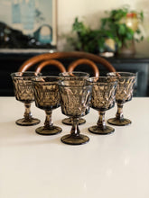 Load image into Gallery viewer, Vintage Glass Goblet Set
