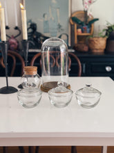 Load image into Gallery viewer, Small Glass Apothecary Lidded Jar / Candy Dish