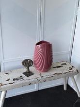 Load image into Gallery viewer, Large Pink Mauve Haeger Style Porcelain Ceramic Vase - Post Modern Art Deco Style