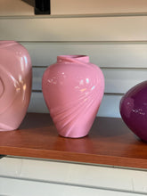 Load image into Gallery viewer, 90s Post Modern Pink Porcelain Vase / Vessel