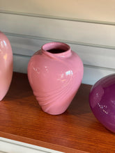 Load image into Gallery viewer, 90s Post Modern Pink Porcelain Vase / Vessel