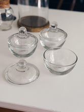 Load image into Gallery viewer, Small Glass Apothecary Lidded Jar / Candy Dish