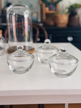 Load image into Gallery viewer, Small Glass Apothecary Lidded Jar / Candy Dish
