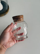 Load image into Gallery viewer, Small Glass Apothecary Jar with Cork Lid