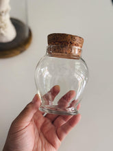 Load image into Gallery viewer, Small Glass Apothecary Jar with Cork Lid