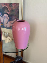 Load image into Gallery viewer, Large Royal Haeger Mauve Pink Porcelain Flower Vase - Post Modern Art Deco Style