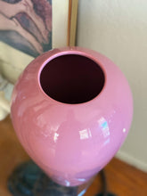 Load image into Gallery viewer, Large Royal Haeger Mauve Pink Porcelain Flower Vase - Post Modern Art Deco Style