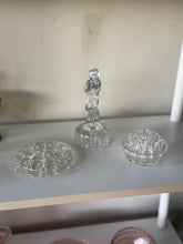 Load image into Gallery viewer, Vintage Clear Glass Flower Frog - Select shapes and styles
