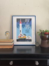 Load image into Gallery viewer, Framed Rocket To The Moon Disney Print Wall Art