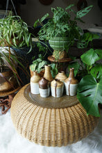 Load image into Gallery viewer, Two Toned Vintage Ceramic Vessels Studio Pottery Collection - Set of 6