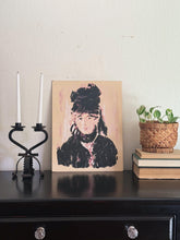 Load image into Gallery viewer, Vintage 1981 Berthe Morisot with a Bouquet of Violets Portrait Painting Art on Canvas 18x14