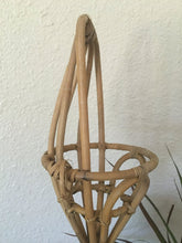 Load image into Gallery viewer, Large Vintage Bohemian Rattan Wicker Basket with Handles