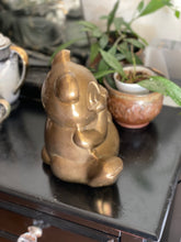 Load image into Gallery viewer, Large Solid Brass Teddy Bear Figurine Sculpture
