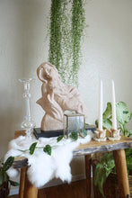Load image into Gallery viewer, Tall Iridescent Glass Candlestick Holder
