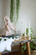 Load image into Gallery viewer, Tall Iridescent Glass Candlestick Holder
