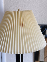 Load image into Gallery viewer, Mid Century Modern Tall Brass and Black Lacquer Floor Lamp with Lucite Accents - NOT FREE SHIPPING
