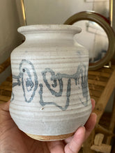 Load image into Gallery viewer, Stone White Glazed Ceramic Vase / Planter Pot / Vessel / Jar
