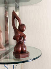 Load image into Gallery viewer, Figurative Guayacan Wood Sculpture - Tabletop Paperweight Statue Figurine
