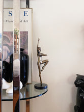 Load image into Gallery viewer, Solid Brass Tom Bennett 1982 Ballerina Sculpture with Marble Base - Signed and Artist&#39;s Proof
