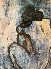 Load image into Gallery viewer, Large &#39;Blue Nude&#39; Picasso Print with Black Wood Frame
