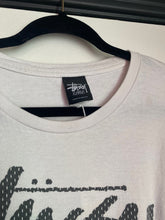 Load image into Gallery viewer, RARE Gradient White and Black Vintage Stüssy Worldwide XL T-Shirt / 80s 90s 2000s Graphic Tee
