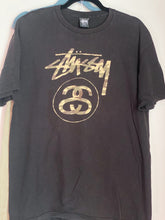 Load image into Gallery viewer, Vintage Stüssy Double S Camo Logo T-Shirt / 80s 90s 2000s Graphic Tee
