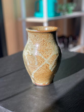 Load image into Gallery viewer, 1967 Gray Biege Glazed Ceramic Vase / Pot / Studio Pottery Decor
