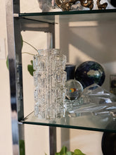 Load image into Gallery viewer, Hollywood Regency era Glass Pendant Lamp Cover / Vase / Vessel
