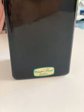 Load image into Gallery viewer, Tall Squared Black Ceramic Vase by Haeger Pottery
