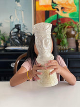Load image into Gallery viewer, Tall Iridescent Porcelain Queen Chess Statuette Figurine
