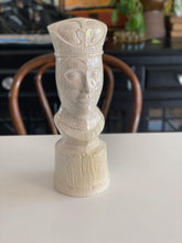 Load image into Gallery viewer, Tall Iridescent Porcelain Queen Chess Statuette Figurine
