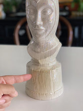 Load image into Gallery viewer, Tall Iridescent Porcelain Queen Chess Statuette Figurine
