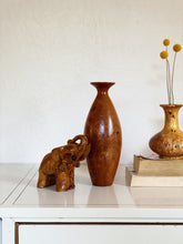 Load image into Gallery viewer, Tall Maple Burlwood Bud Vase / Turned with Tapered Neck
