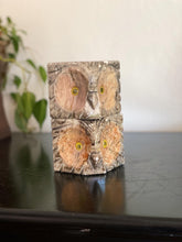 Load image into Gallery viewer, Vintage Italian Alabaster Stone Block Owl Bookends
