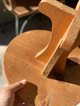 Load image into Gallery viewer, Small Round Vintage Wooden Table / Stand / Stool
