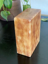 Load image into Gallery viewer, Mid Century Marble Stone Bookend Block - Single
